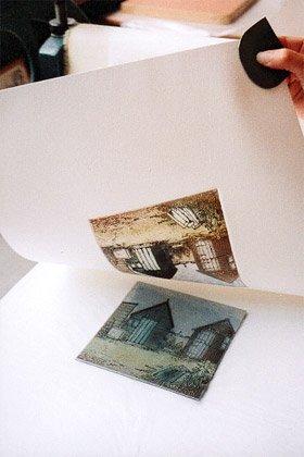 taking a print